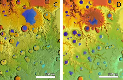 Long Wet Periods Sculpted Ancient Mars